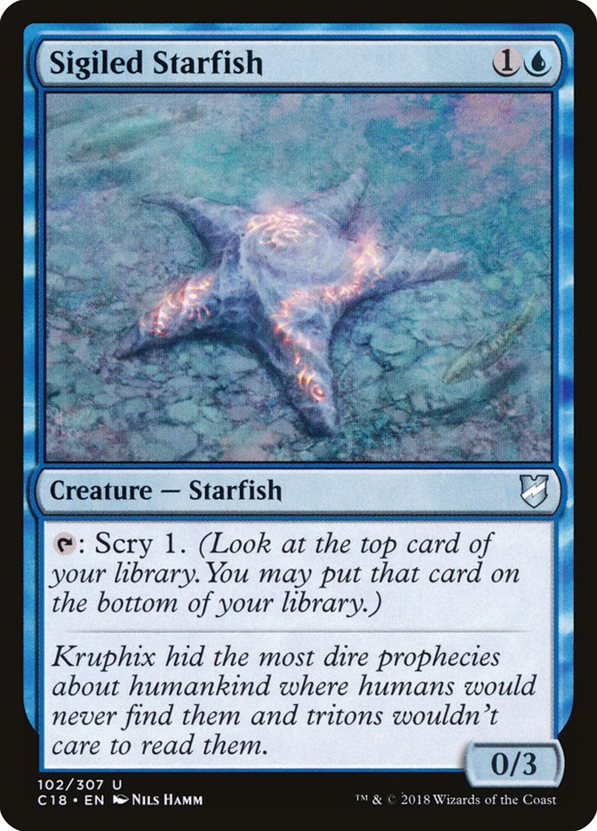 Sigiled Starfish [Commander 2018] | Gear Gaming Fayetteville