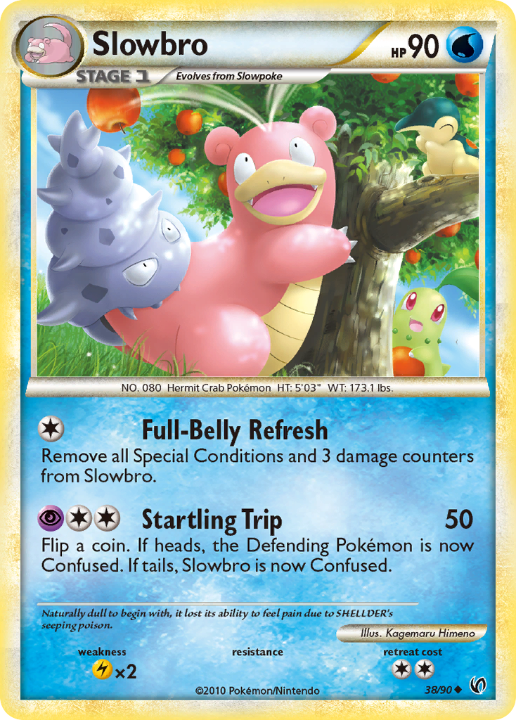 Slowbro (38/90) [HeartGold & SoulSilver: Undaunted] | Gear Gaming Fayetteville