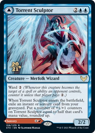 Torrent Sculptor // Flamethrower Sonata [Strixhaven: School of Mages Prerelease Promos] | Gear Gaming Fayetteville