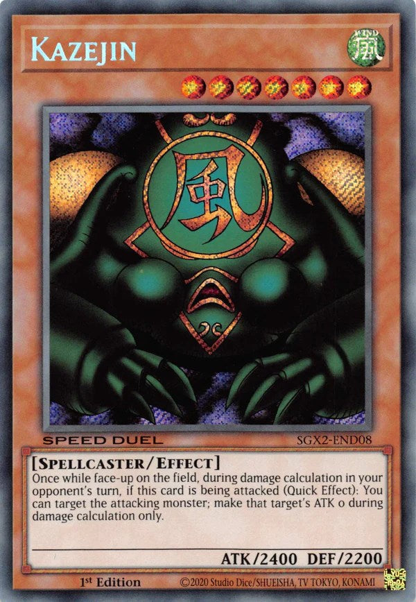 Kazejin [SGX2-END08] Secret Rare | Gear Gaming Fayetteville