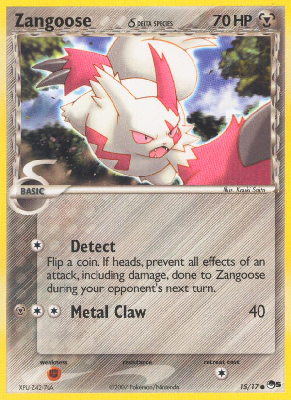 Zangoose (15/17) (Delta Species) [POP Series 5] | Gear Gaming Fayetteville