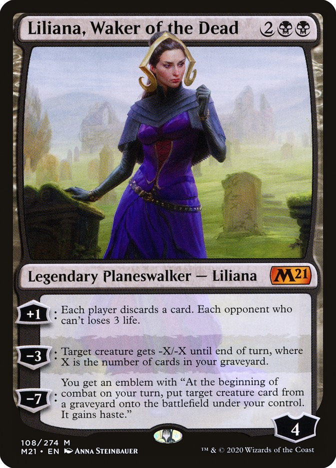 Liliana, Waker of the Dead [Core Set 2021] | Gear Gaming Fayetteville