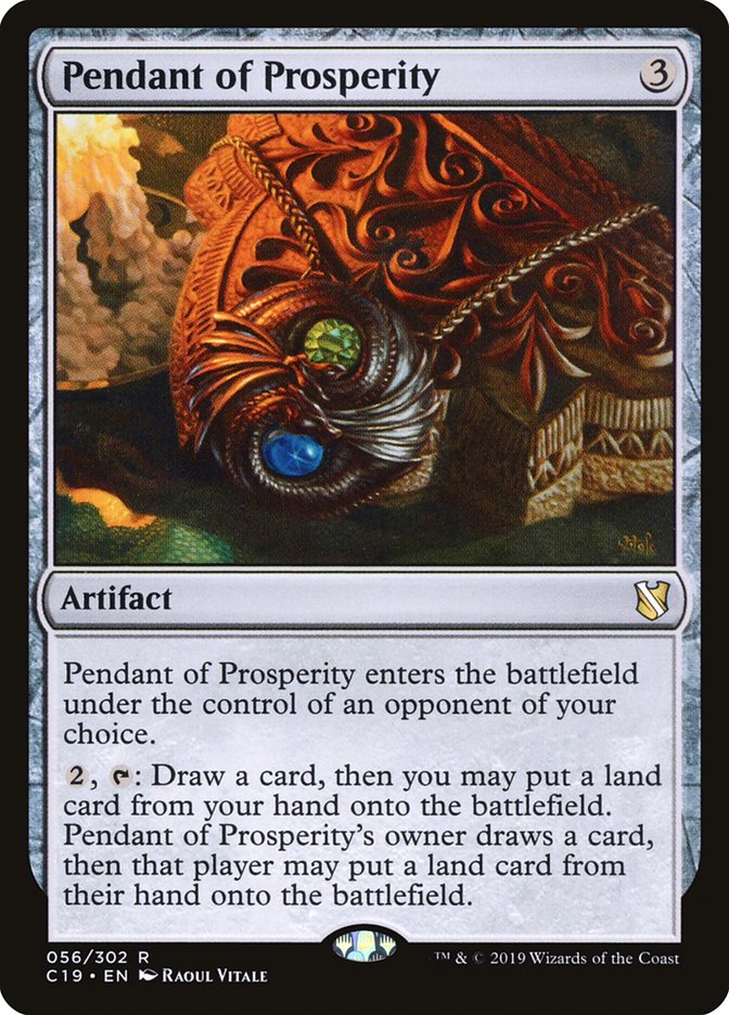 Pendant of Prosperity [Commander 2019] | Gear Gaming Fayetteville