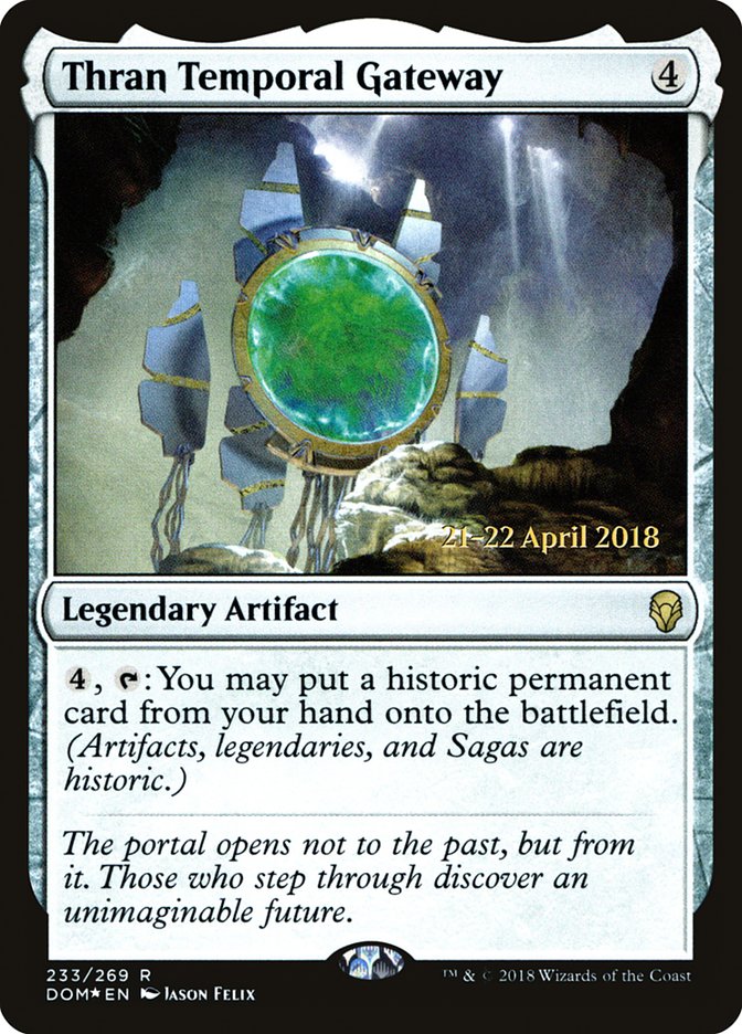 Thran Temporal Gateway [Dominaria Prerelease Promos] | Gear Gaming Fayetteville