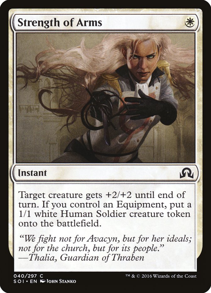 Strength of Arms [Shadows over Innistrad] | Gear Gaming Fayetteville