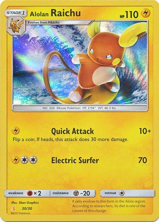 Alolan Raichu (30/30) [Sun & Moon: Trainer Kit - Alolan Raichu] | Gear Gaming Fayetteville