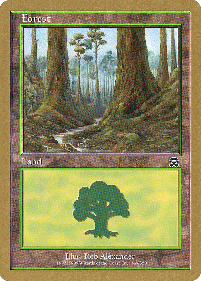 Forest (jt349) (Jan Tomcani) [World Championship Decks 2001] | Gear Gaming Fayetteville