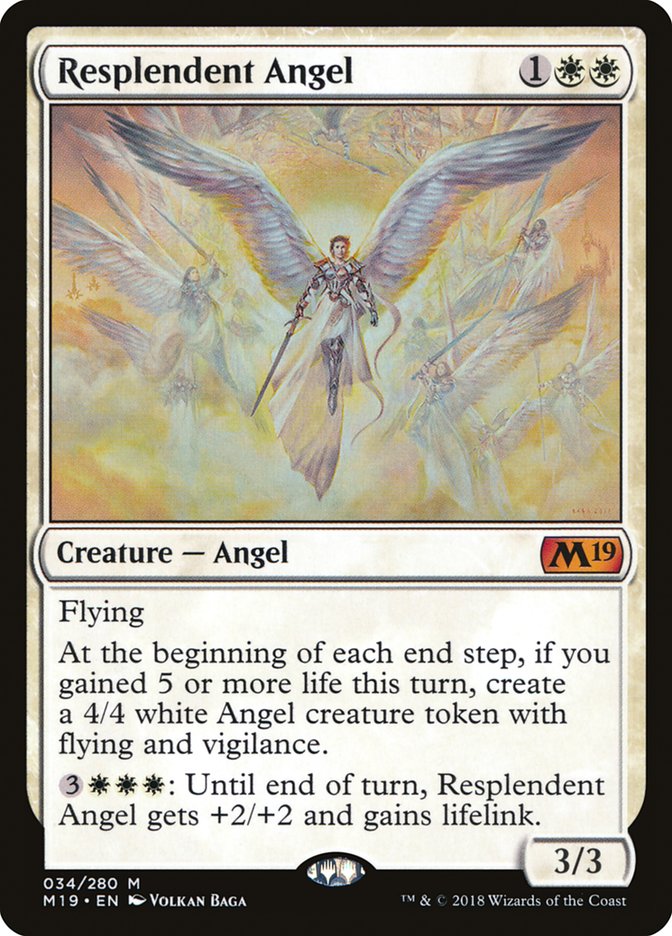 Resplendent Angel [Core Set 2019] | Gear Gaming Fayetteville