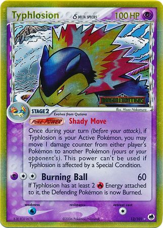 Typhlosion (12/101) (Delta Species) (Stamped) [EX: Dragon Frontiers] | Gear Gaming Fayetteville