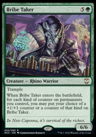 Bribe Taker (Promo Pack) [Streets of New Capenna Commander Promos] | Gear Gaming Fayetteville