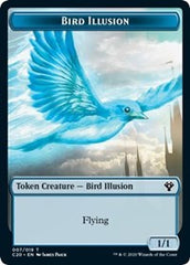 Bird Illusion // Beast (011) Double-Sided Token [Commander 2020 Tokens] | Gear Gaming Fayetteville