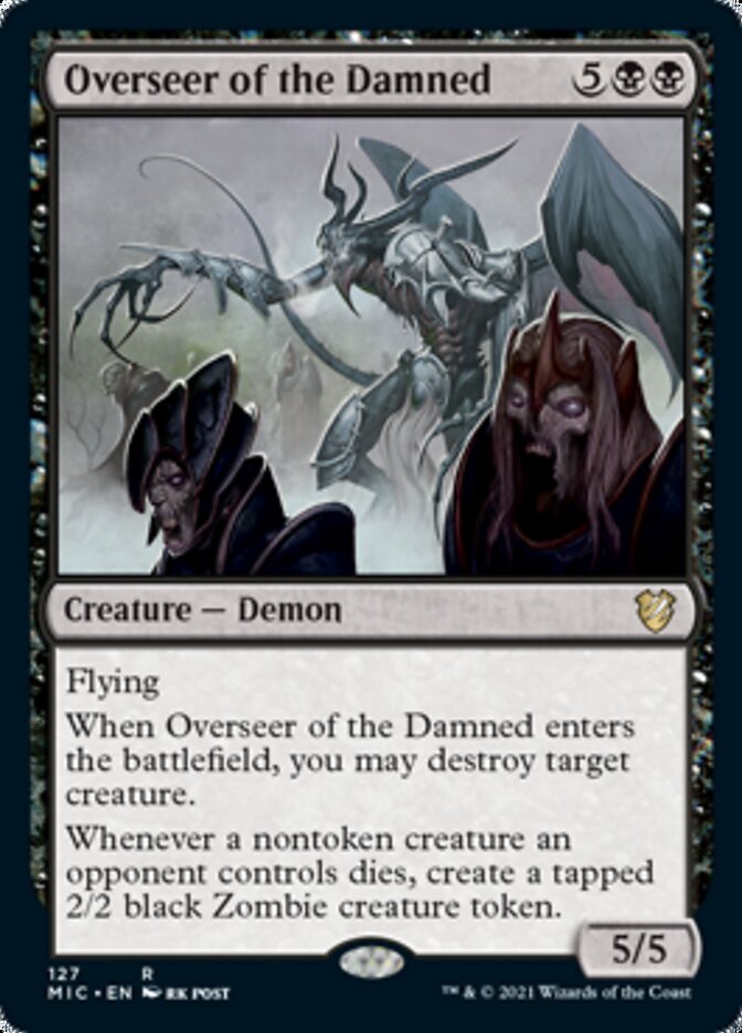 Overseer of the Damned [Innistrad: Midnight Hunt Commander] | Gear Gaming Fayetteville