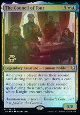 The Council of Four [Commander Legends: Battle for Baldur's Gate Prerelease Promos] | Gear Gaming Fayetteville