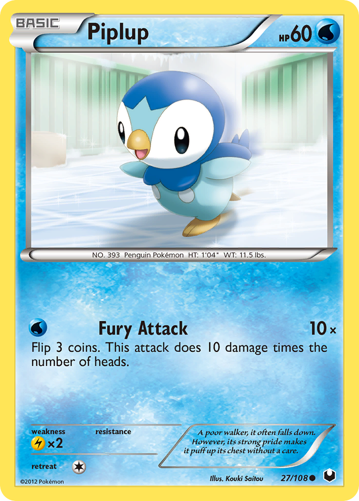 Piplup (27/108) [Black & White: Dark Explorers] | Gear Gaming Fayetteville