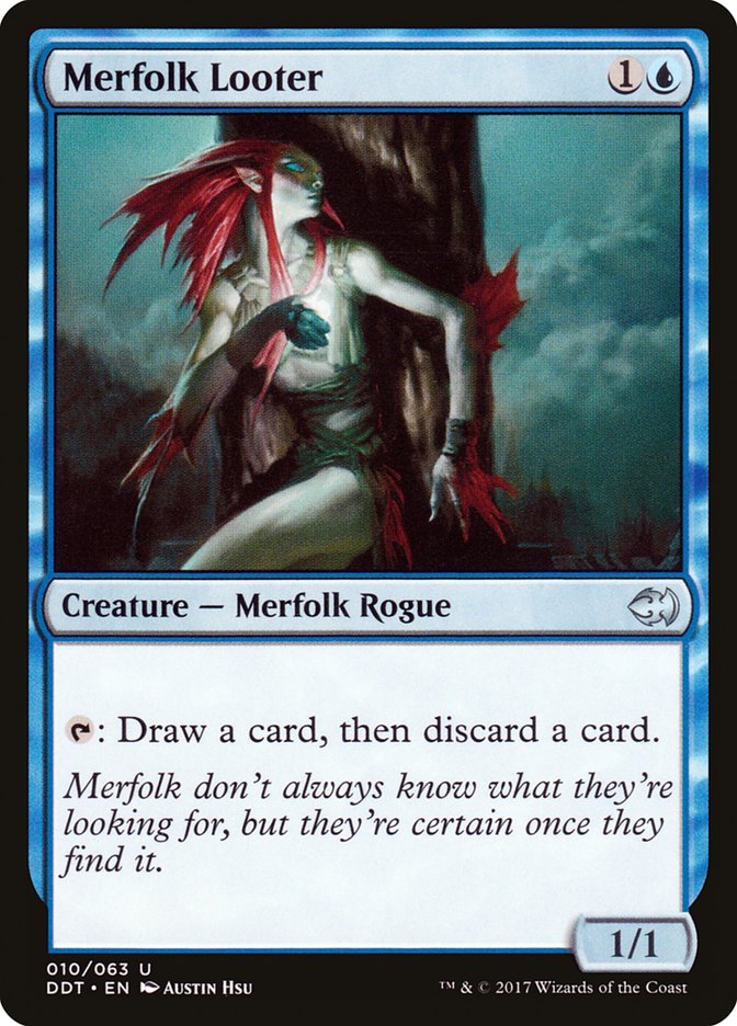 Merfolk Looter [Duel Decks: Merfolk vs. Goblins] | Gear Gaming Fayetteville