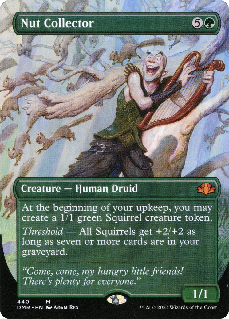 Nut Collector (Borderless Alternate Art) [Dominaria Remastered] | Gear Gaming Fayetteville