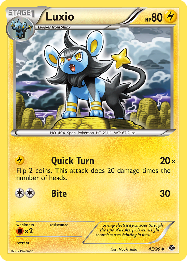 Luxio (45/99) [Black & White: Next Destinies] | Gear Gaming Fayetteville