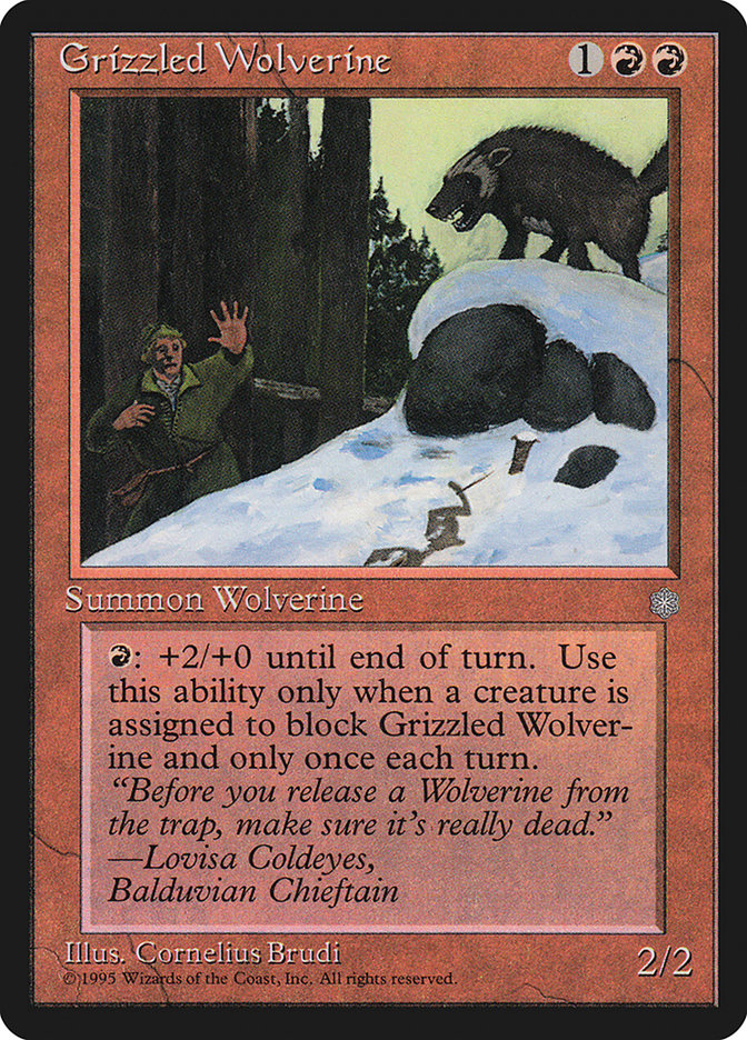 Grizzled Wolverine [Ice Age] | Gear Gaming Fayetteville