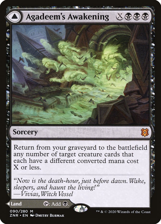 Agadeem's Awakening // Agadeem, the Undercrypt [Zendikar Rising] | Gear Gaming Fayetteville