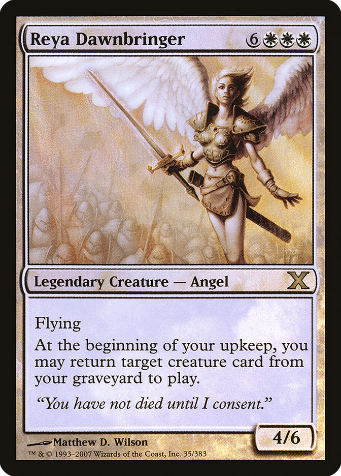 Reya Dawnbringer (Premium Foil) [Tenth Edition] | Gear Gaming Fayetteville