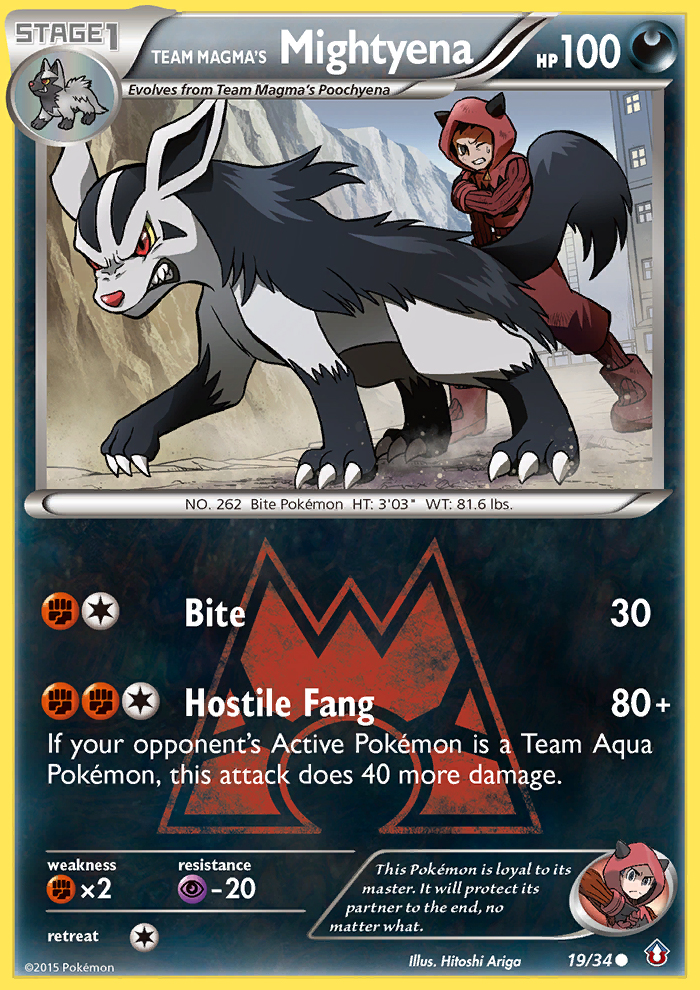 Team Magma's Mightyena (19/34) [XY: Double Crisis] | Gear Gaming Fayetteville