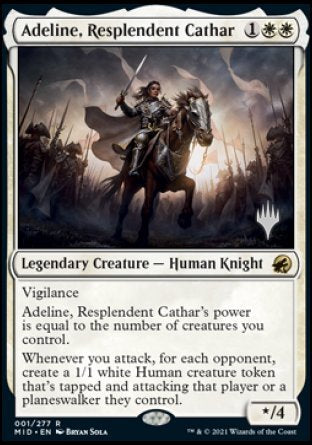 Adeline, Resplendent Cathar (Promo Pack) [Innistrad: Midnight Hunt Promos] | Gear Gaming Fayetteville