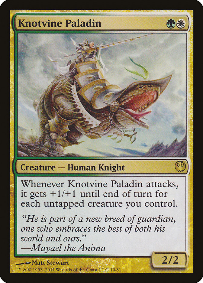 Knotvine Paladin [Duel Decks: Knights vs. Dragons] | Gear Gaming Fayetteville