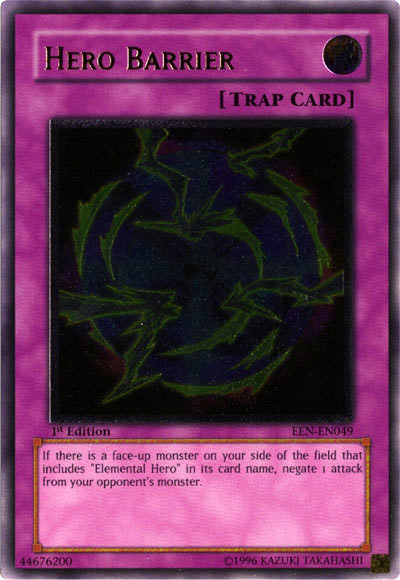 Hero Barrier [EEN-EN049] Ultimate Rare | Gear Gaming Fayetteville