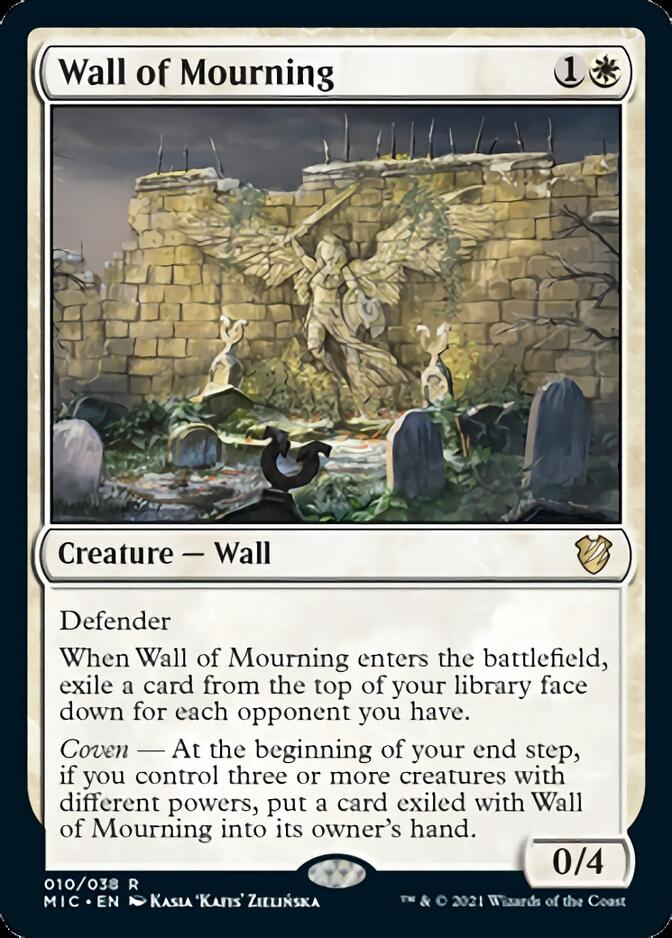 Wall of Mourning [Innistrad: Midnight Hunt Commander] | Gear Gaming Fayetteville