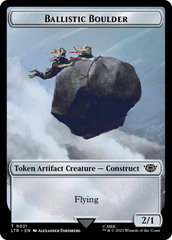 Ballistic Boulder // Food (0022) Double-Sided Token (Surge Foil) [The Lord of the Rings: Tales of Middle-Earth Tokens] | Gear Gaming Fayetteville