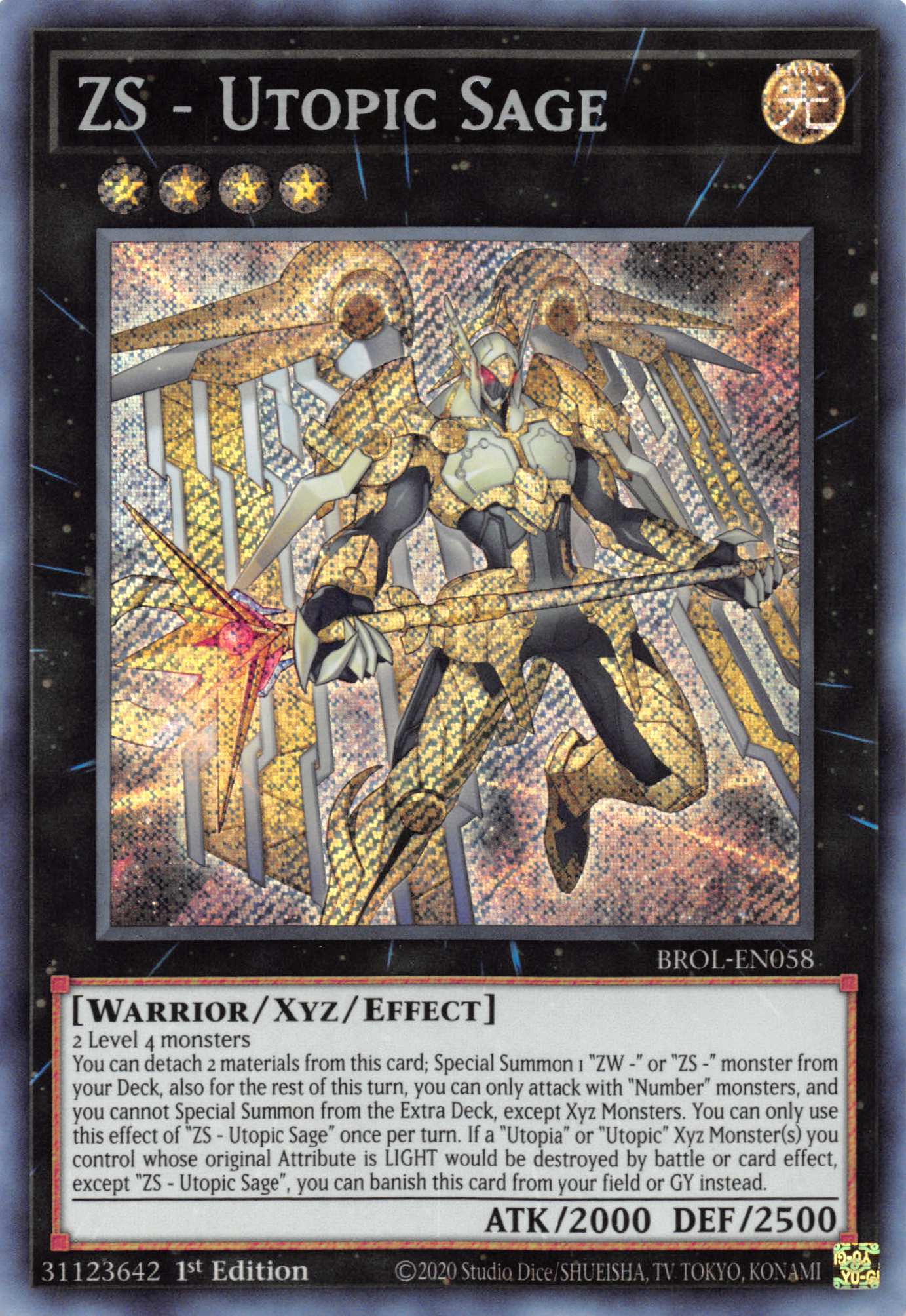 ZS - Utopic Sage [BROL-EN058] Secret Rare | Gear Gaming Fayetteville