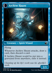 Overwhelmed Archivist // Archive Haunt [Innistrad: Midnight Hunt] | Gear Gaming Fayetteville