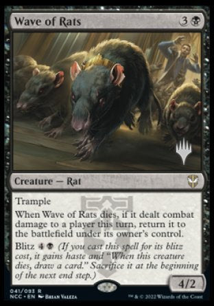 Wave of Rats (Promo Pack) [Streets of New Capenna Commander Promos] | Gear Gaming Fayetteville