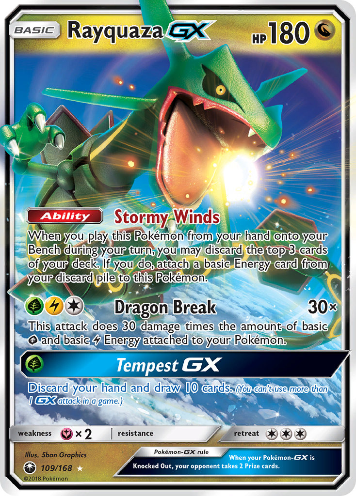 Rayquaza GX (109/168) [Sun & Moon: Celestial Storm] | Gear Gaming Fayetteville