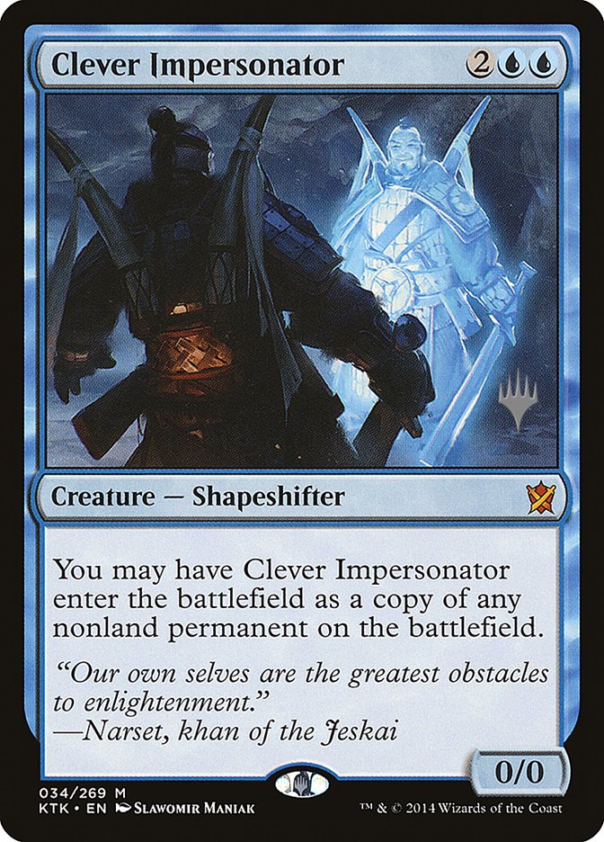 Clever Impersonator (Promo Pack) [Khans of Tarkir Promos] | Gear Gaming Fayetteville