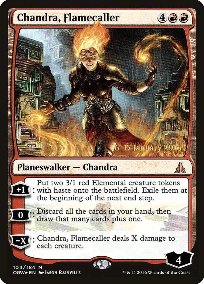 Chandra, Flamecaller [Oath of the Gatewatch Prerelease Promos] | Gear Gaming Fayetteville