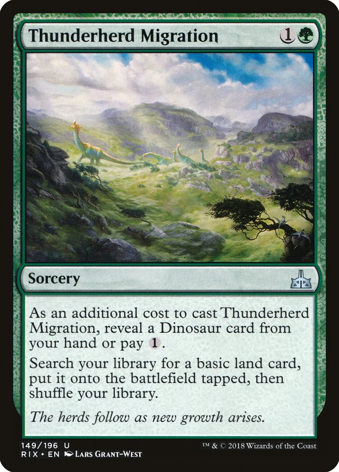 Thunderherd Migration [Rivals of Ixalan] | Gear Gaming Fayetteville