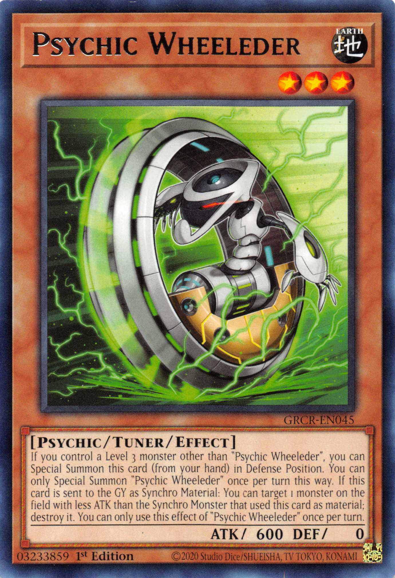 Psychic Wheeleder [GRCR-EN045] Rare | Gear Gaming Fayetteville