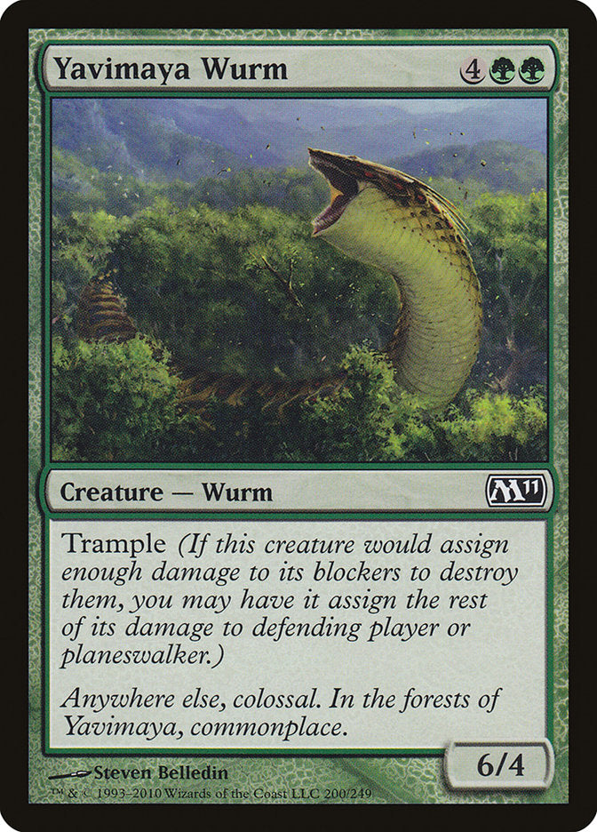 Yavimaya Wurm [Magic 2011] | Gear Gaming Fayetteville