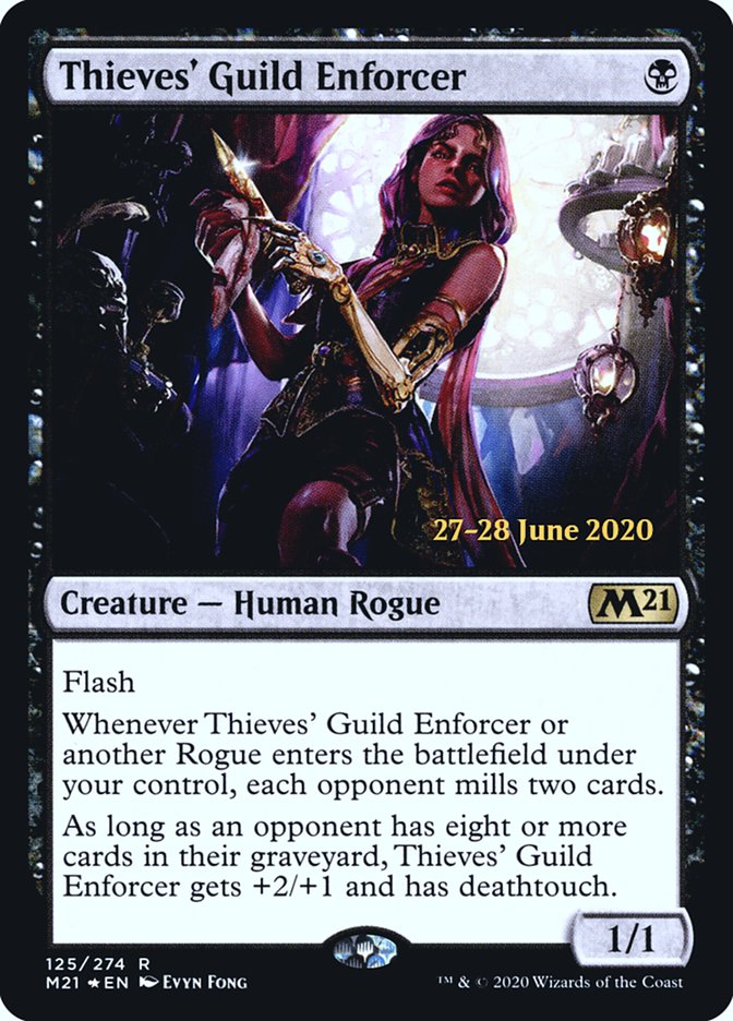 Thieves' Guild Enforcer [Core Set 2021 Prerelease Promos] | Gear Gaming Fayetteville