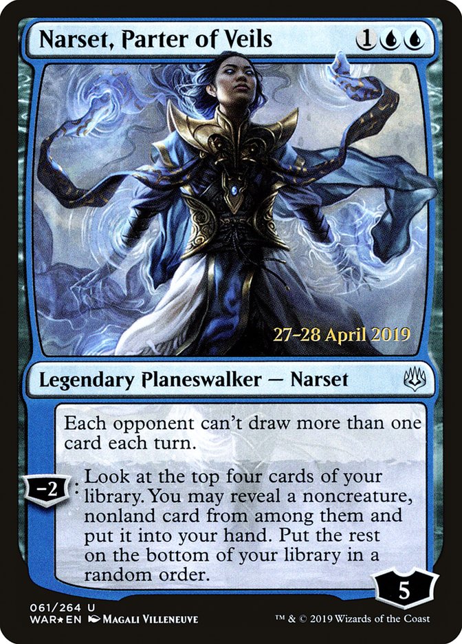 Narset, Parter of Veils [War of the Spark Prerelease Promos] | Gear Gaming Fayetteville