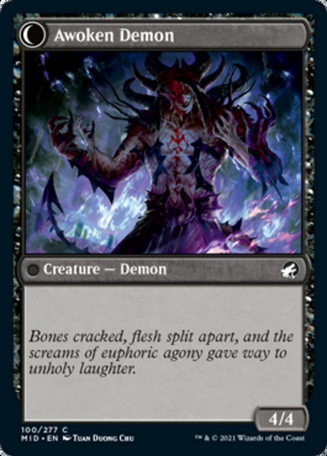 Ecstatic Awakener // Awoken Demon [Innistrad: Midnight Hunt] | Gear Gaming Fayetteville
