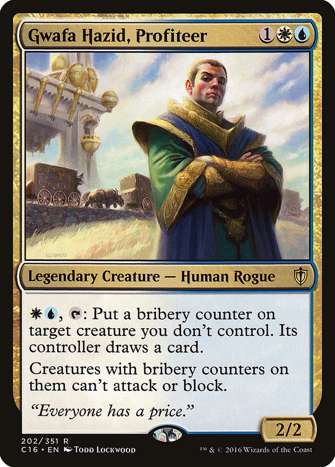 Gwafa Hazid, Profiteer [Commander 2016] | Gear Gaming Fayetteville