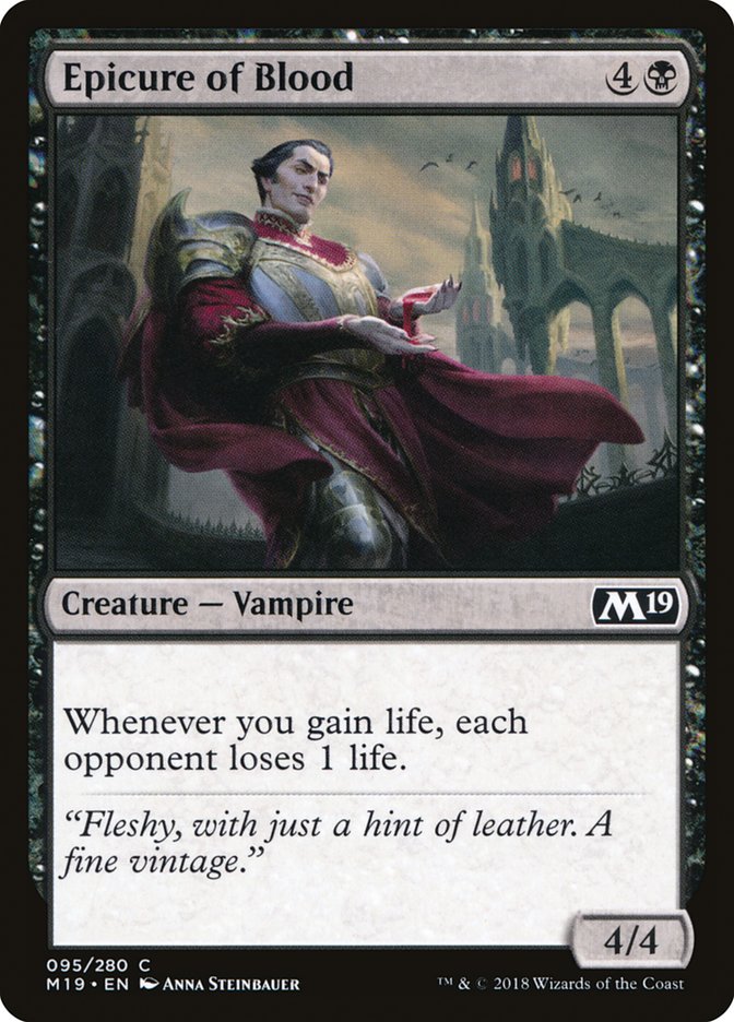 Epicure of Blood [Core Set 2019] | Gear Gaming Fayetteville