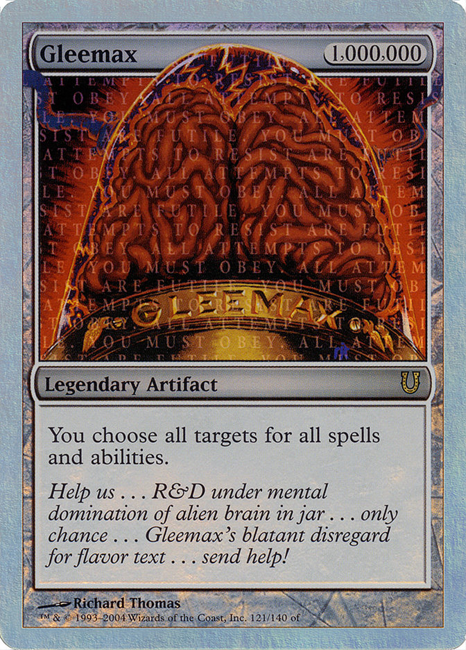 Gleemax (Alternate Foil) [Unhinged] | Gear Gaming Fayetteville