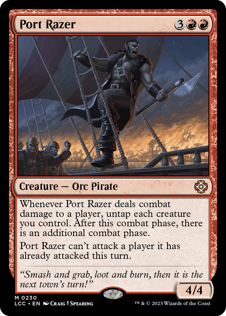 Port Razer [The Lost Caverns of Ixalan Commander] | Gear Gaming Fayetteville