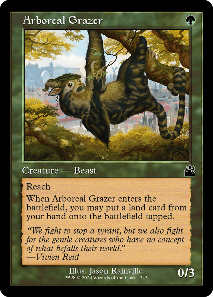 Arboreal Grazer (Retro Frame) [Ravnica Remastered] | Gear Gaming Fayetteville