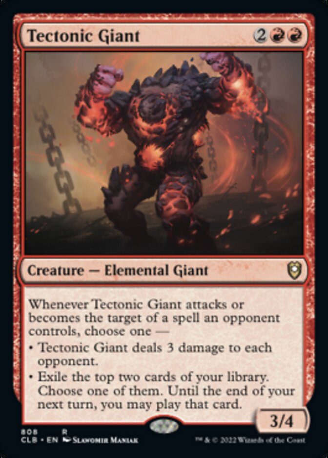 Tectonic Giant [Commander Legends: Battle for Baldur's Gate] | Gear Gaming Fayetteville