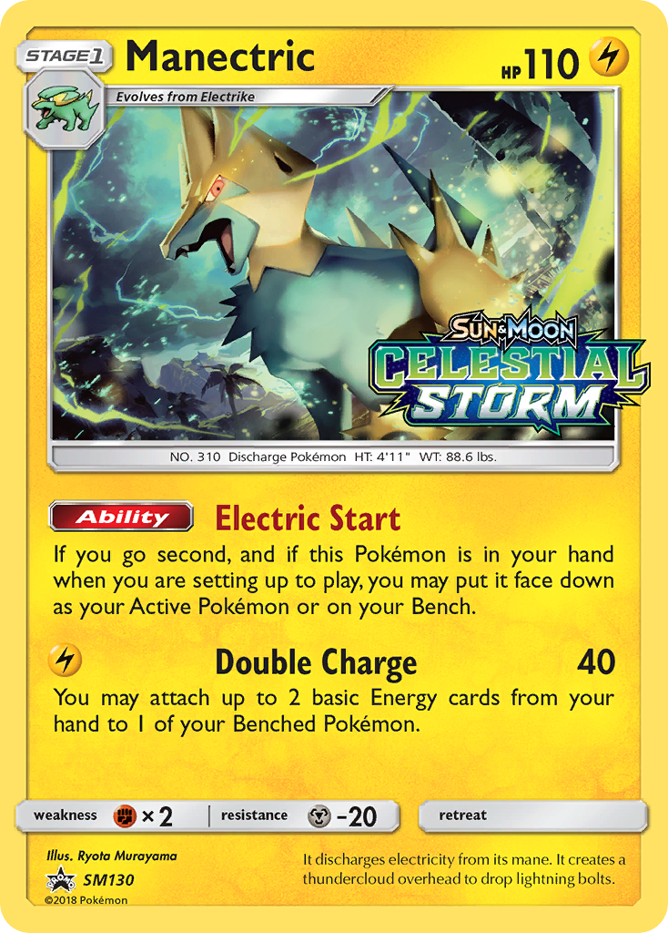 Manectric (SM130) [Sun & Moon: Black Star Promos] | Gear Gaming Fayetteville