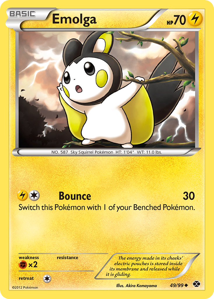 Emolga (49/99) [Black & White: Next Destinies] | Gear Gaming Fayetteville